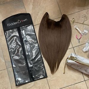 Hidden Crown Halo Remy Hair Extensions, NWT, never worn